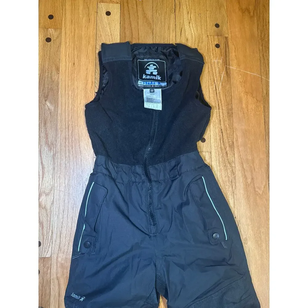 Kamik Kids Snow Bibs Youth S 110 Waterproof Insulated Ski Snow Pants 5 6